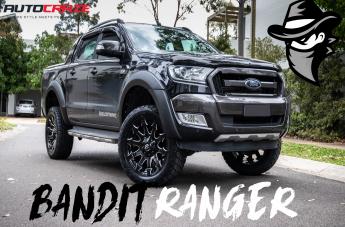 FORD RANGER BATTLE AXE GLOSS BLACK MILLED ACCENTS